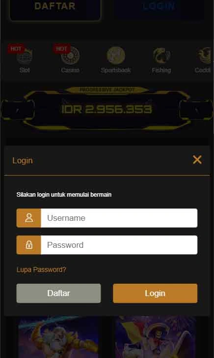 cara login G668 Slot Fresh App